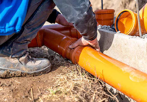 Drain Sewer Line Repair in Orillia, Ontario