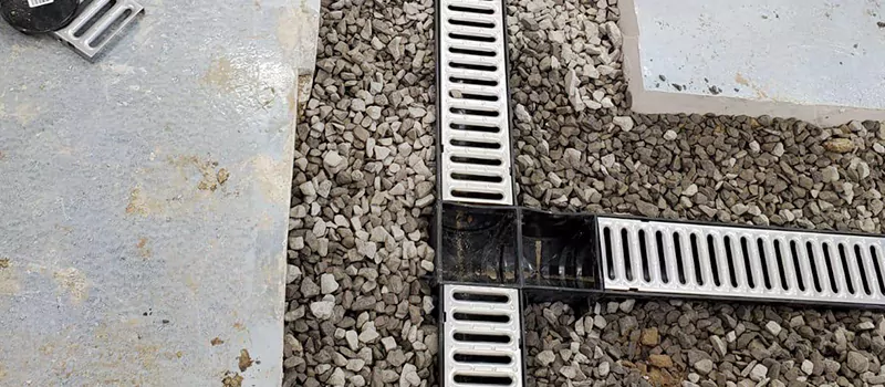 Storm Water Trench Drain Repair in Orillia, ON